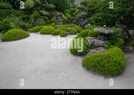 Mifune Sata Jardin à Chiran Chiran Village - Samouraï comptait plus de 500 résidences de samouraïs au cours de la fin de la période Edo. Une partie du charme de t Banque D'Images