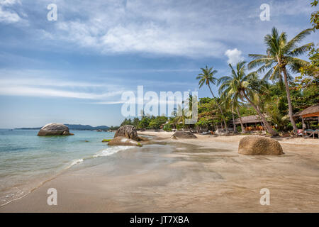 La plage de Lamai, l'île de Koh Samui, Thaïlande Banque D'Images