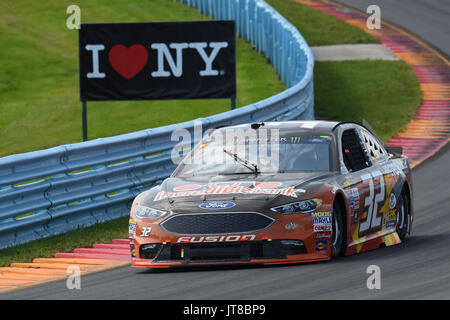 6 août 2017 : NASCAR Cup Series Monster Energy Matt pilote # 32 Maxime Steinberg au cours de la série de la Coupe NASCAR Monster Energy I Love NY 355 au Glen le dimanche, Août 6, 2017 à Watkins Glen International, à Watkins Glen, New York. Barnes riche/CSM Banque D'Images