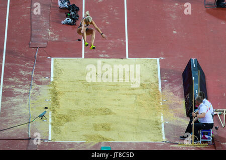 Londres, Royaume-Uni. 07Th Aug, 2017. 07 août 2017, Londres.   Dans le jour sur quatre de l'IAAF 2017 Championnats du monde de Londres au London Stadium. Crédit : Paul Davey/Alamy Live News Banque D'Images