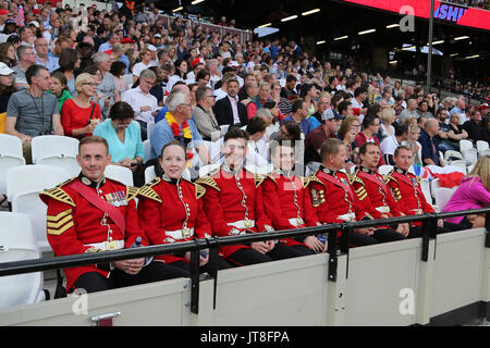 Londres, Royaume-Uni. 07-Août-17. Es Championnats du monde, la Queen Elizabeth Olympic Park, Stratford, London, UK. Crédit : Simon Balson/Alamy Live News Banque D'Images