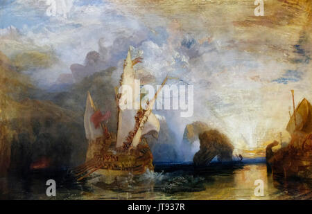 Se moquer de Polyphème - Ulysse d'Homère, 1829 Josph Mallord William Turner Banque D'Images