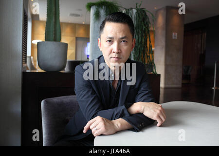 Portrait de Viet Thanh Nguyen 11/07/2017 ©Basso CANNARSA/Opale Banque D'Images