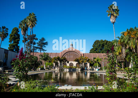 Bâtiment de botanique, Balboa Park, San Diego, Californie, États-Unis d'Amérique, Amérique du Nord Banque D'Images