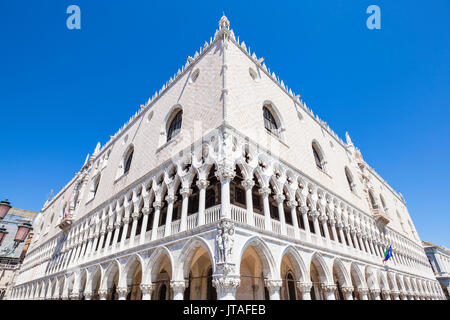 Palazzo Ducale (Palais des Doges), Piazzetta, Piazza San Marco (St. Place Saint-Marc, Venise), UNESCO World Heritage Site, Vénétie, Italie, Europe Banque D'Images