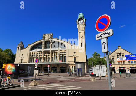 Gare, Rouen, Normandie, France, Europe Banque D'Images