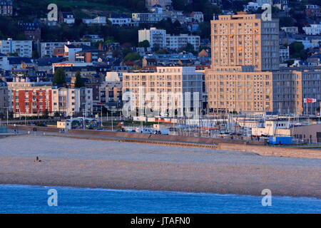 Plage, Le Havre, Normandie, France, Europe Banque D'Images