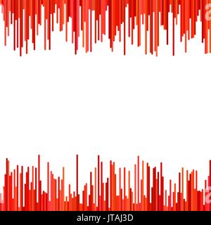 Arrière-plan géométrique abstraite moderne bande verticale de motif dans les tons rouges Illustration de Vecteur