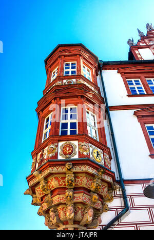 Le plus célèbre bâtiment de style Renaissance à Coburg, Allemagne Bavière Banque D'Images