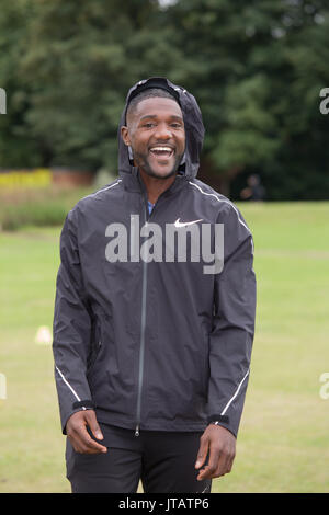 100m men's record du monde Justin Gatlin Banque D'Images