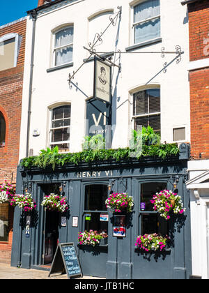 Henry 6e Pub, Eton, Windsor, Berkshire, Angleterre Banque D'Images