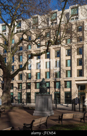 Salles de jardin, chambres d'étudiants de l'UCL, Cartwright Gardens, Bloomsbury, Londres Banque D'Images