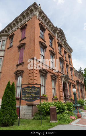 Congress Park, Saratoga Springs Banque D'Images