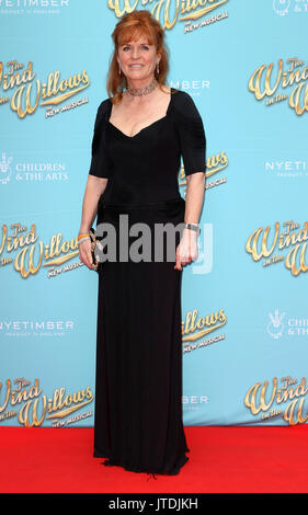 Jun 29, 2017 - Sarah Ferguson assister à 'Le vent dans les saules' musical Gala, London Palladium à Londres, Angleterre, RU Banque D'Images