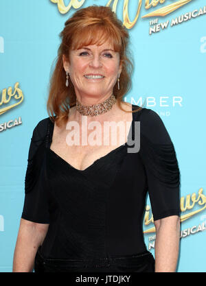 Jun 29, 2017 - Sarah Ferguson assister à 'Le vent dans les saules' musical Gala, London Palladium à Londres, Angleterre, RU Banque D'Images