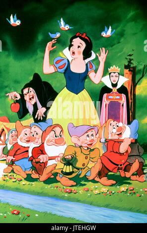 Blanche Neige, les Sept Nains, Blanche Neige et les Sept Nains, 1937 Banque D'Images