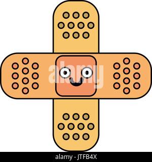 Les soins de droit Illustration de Vecteur