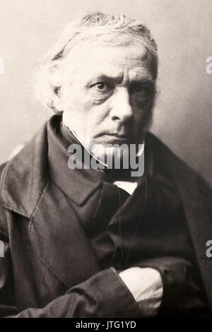 Victor Cousin par Gustave Le Gray, fin des années 1850, crop Banque D'Images