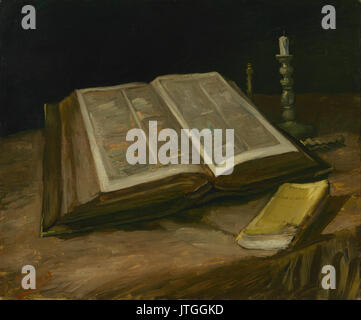 Vincent van Gogh Nature morte avec Bible Banque D'Images