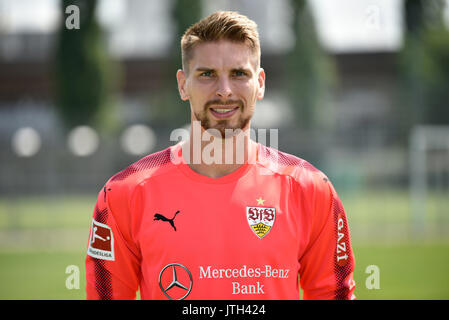 Stuttgart, Allemagne. 21 juillet, 2017. Bundesliga, le VfB Stuttgart photocall officiel pour la saison 2017/18 à Stuttgart, Allemagne : gardien Ron-Robert Zieler. Foto : Weber/Eibner-Pressefoto/dpa | Conditions de crédit dans le monde entier : dpa/Alamy Live News Banque D'Images