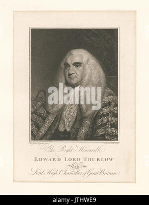 Le très honorable Edward Lord Thurlow, feu Lord High Chancellor of Great Britain (NYPL Hadès 265515478642) Banque D'Images