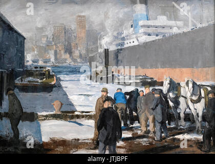 Les hommes des Docks, 1912 - George Bellows Banque D'Images