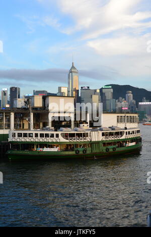 La Chine, Hong Kong, Star Ferry, Tsim Sha Tsui Banque D'Images