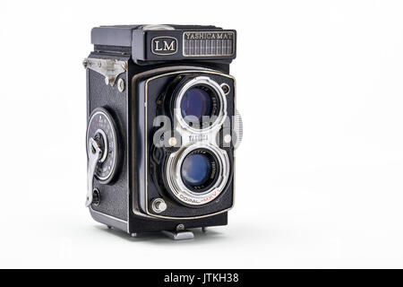 Yashica-Mat Vintage camera film de format moyen. Banque D'Images