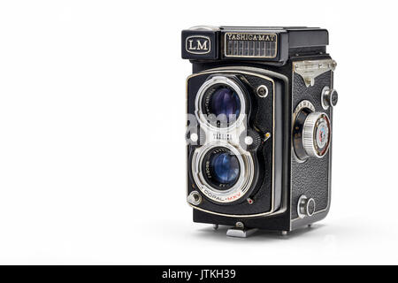Yashica-Mat Vintage camera film de format moyen. Banque D'Images