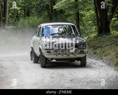 Ford Escort mk1 voiture rallye à Goodwood Festival of Speed Banque D'Images