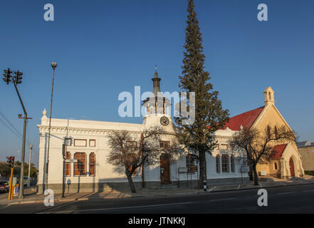 L'ancien hôtel de ville de Beaufort West fait maintenant partie de la Christian Barnard Museum complex Banque D'Images