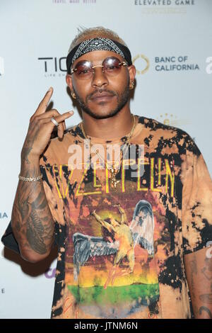 Ariza des Game Awards (AEGA) Celebrity Charity Basketball Game, à William Howard Taft Charter High School dans le quartier de Woodland Hills Los Angeles, Californie. DeMar DeRozan d' : où : Los Angeles, California, United States Quand : 08 Jul 2017 Guillermo/WENN.com Proano Banque D'Images