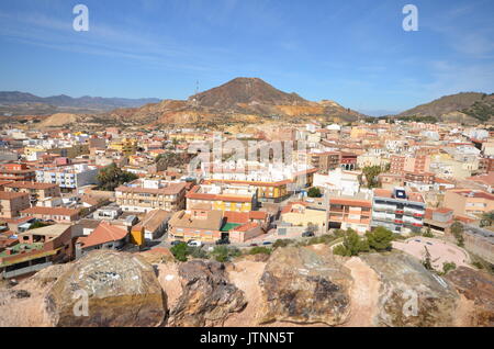 La ville de Mazarrón, Murcia, Espagne Banque D'Images