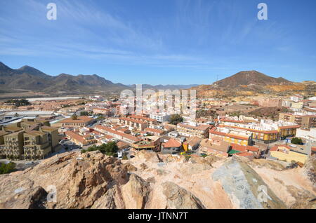 La ville de Mazarrón, Murcia, Espagne Banque D'Images