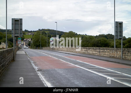 Bridge frontière terrestre entre l'Irlande du Nord et la république d'Irlande à belcoo - blacklion Banque D'Images