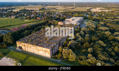 Bunker Valentin - un abri protecteur pour un sous-marin nazi factory Banque D'Images