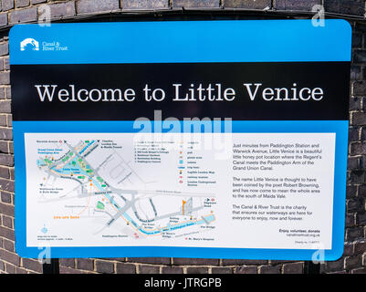 Little Venice, Paddington, Cité de Westminster, Londres, Angleterre, ROYAUME-UNI, GB. Banque D'Images