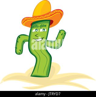 Cactus mexicain Illustration de Vecteur
