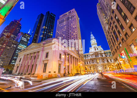 Philadelphie, Pennsylvanie, USA Centre-ville à l'hôtel de ville. Banque D'Images