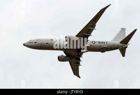 Boeing P8A Poseiden, United States Navy au RoyalInternational Air Tattoo Banque D'Images