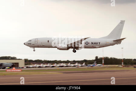 Boeing P8A Poseiden, United States Navy au RoyalInternational Air Tattoo Banque D'Images