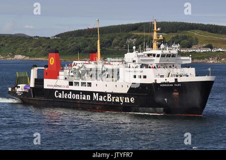 CALEDONIAN MacBRAYNE traversier pour véhicules et passagers MV îles Hébrides Banque D'Images