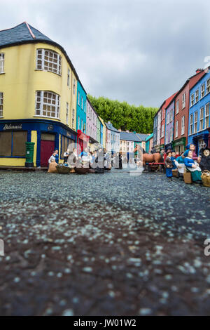 Scène de marché au model railway village West Cork Irlande Clonakilty Banque D'Images