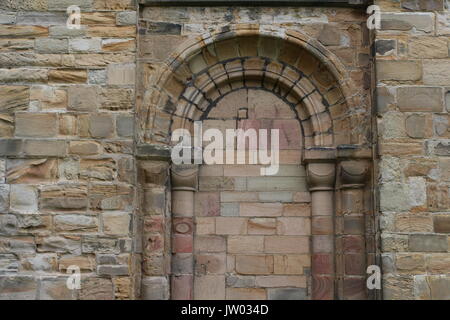 Cathédrale de Durham, mur extérieur Banque D'Images