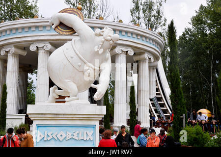 Parc Astérix, parc d'attractions, France Banque D'Images