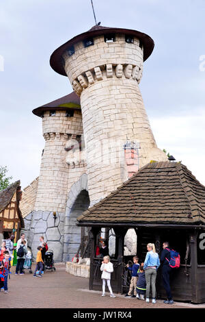 Parc Astérix, parc d'attractions, France Banque D'Images