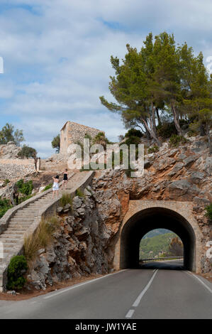 Vue générale du Mirador de Ricardo Roca, Majorque, Espagne Banque D'Images