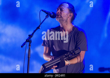 Monza, Italie 16 juin 2017 Radiohead effectue live au I-Days Festival, Autodromo di Monza. © Davide Merli / Alamy Live News Banque D'Images