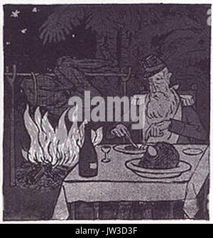 Pour kolonisiert der Belgier Simplicissimus 1904 Banque D'Images