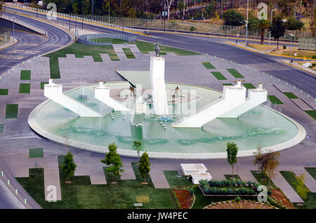 PUEBLA, MEXIQUE - mars 2 : Vue sur le monument d'Ignacio Zaragoza Seguin, un général de l'armée mexicaine à Puebla, Mexique, le 2 mars 2017 Banque D'Images